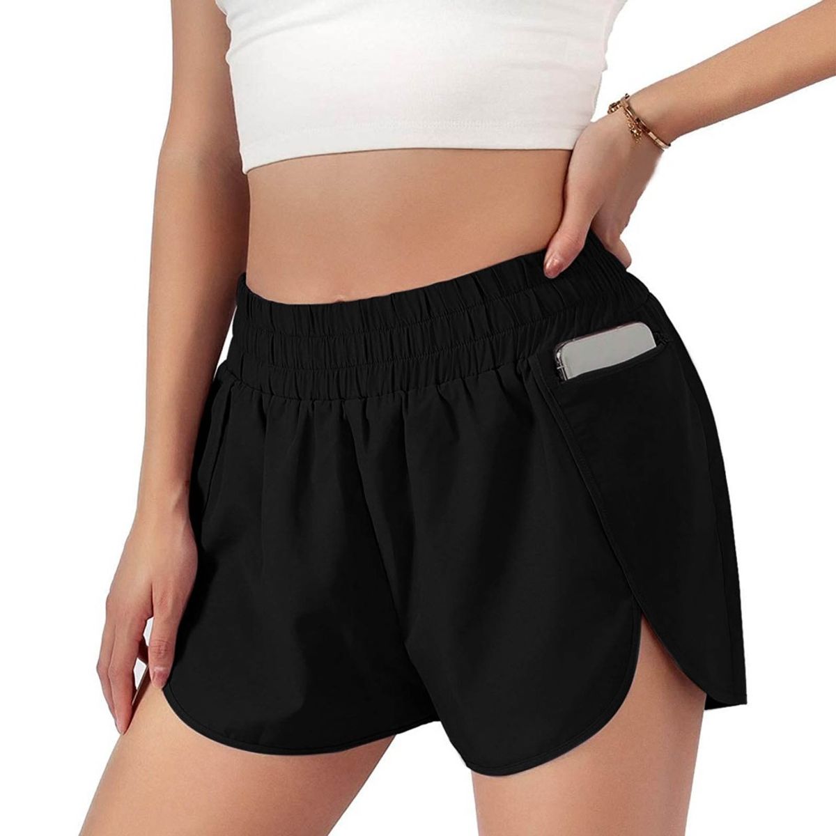 GIOIO - Short de Yoga Mujer Elástico Cómodo y Transpirable
