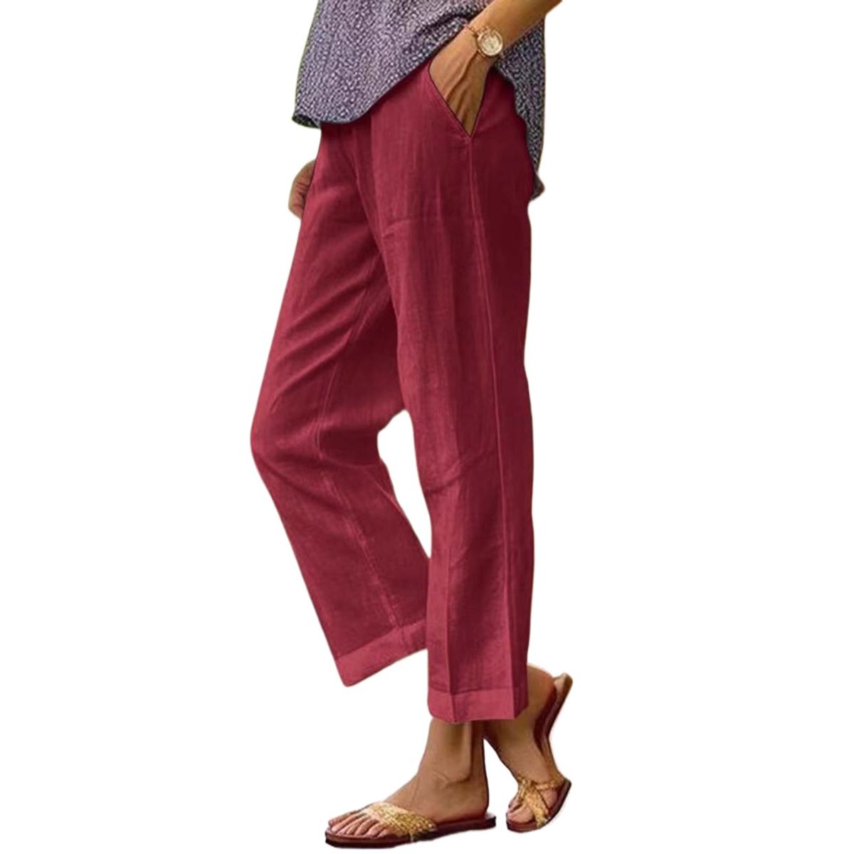 GIOIO - Pantalón de Vestir Mujer para Uso Diario Casual