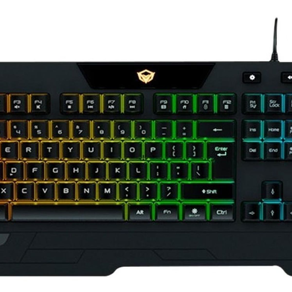 MEETION - Teclado Gamer RGB USB Español con Macros MT-K9420