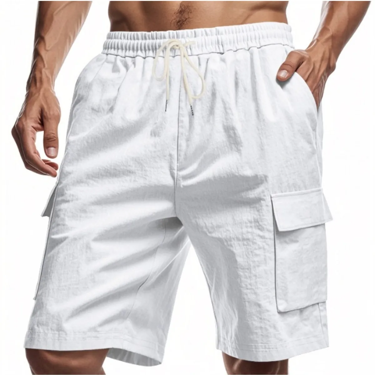 GIOIO - Pantalón Hombre Casual Clásico Cómodo Versátil