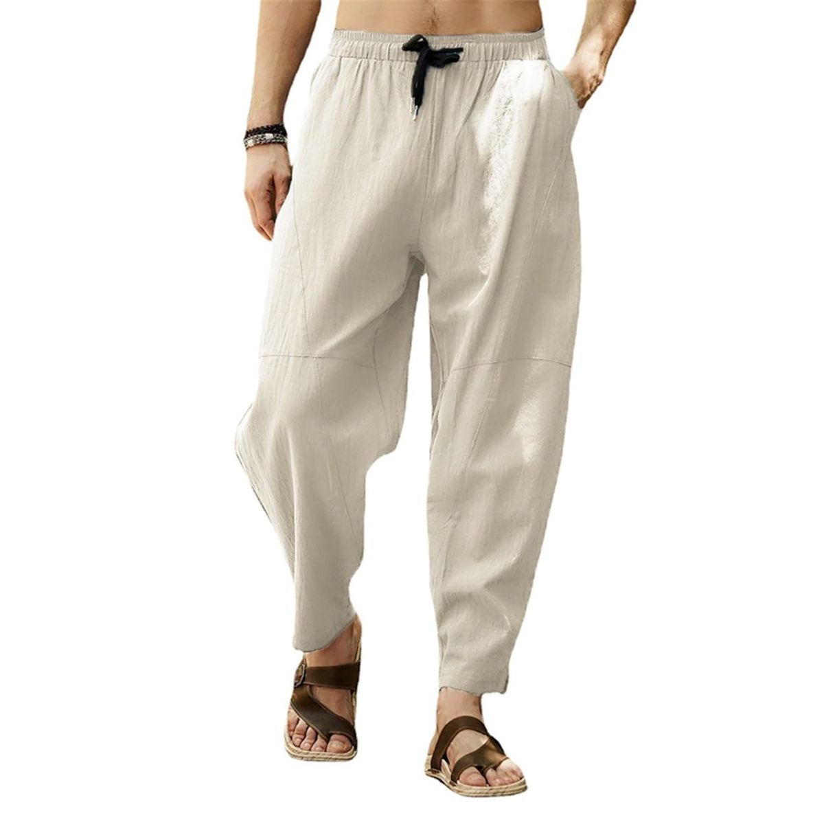 GIOIO - Pantalón Hombre Casual Clásico Cómodo Versátil