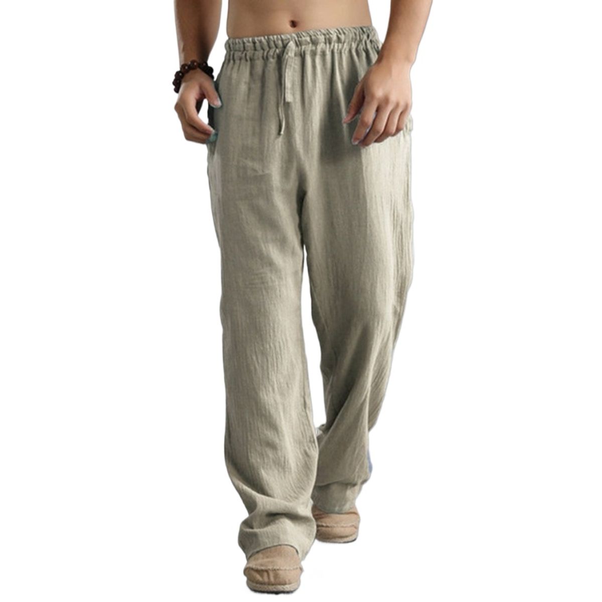 GIOIO - Pantalón Hombre Casual Clásico Cómodo Versátil