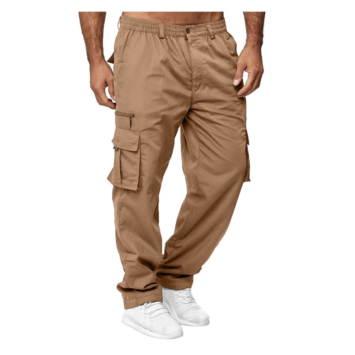 GIOIO - Pantalón Hombre Casual Clásico Cómodo Versátil