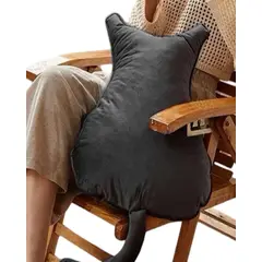 GENERICO - Cojin de Gato Extra Suave para decorar o apego para niños