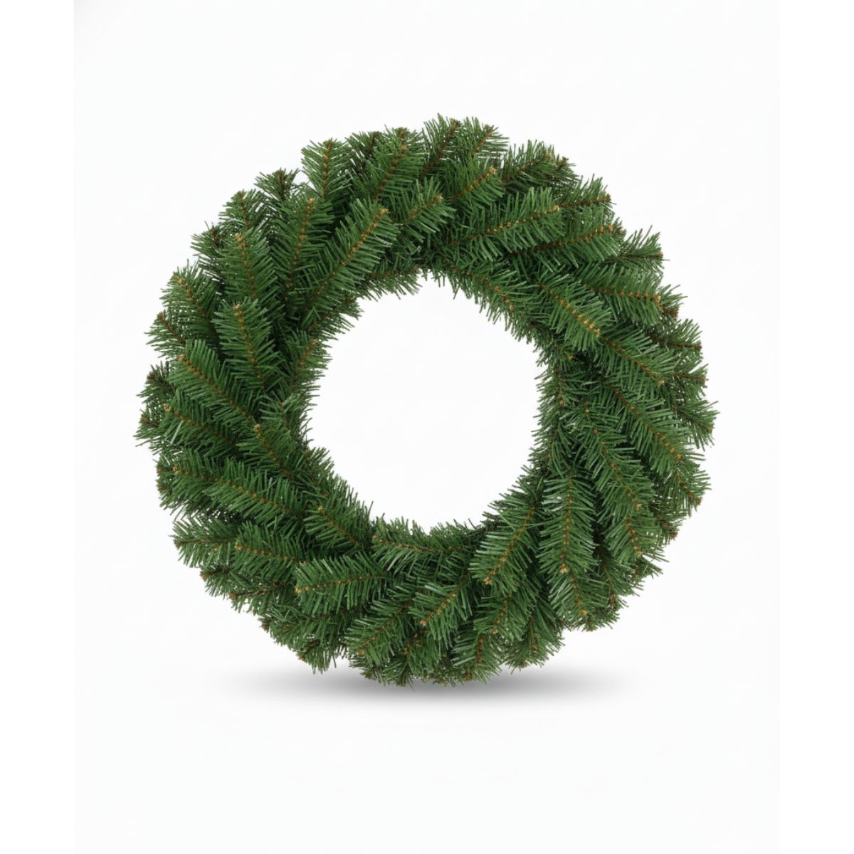 GENERICO - Corona de navidad 45 cm 110 puntas verde Casa VIVA