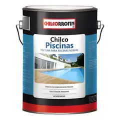 CHILCORROFIN - PINTURA PARA PISCINAS 1GL AZUL TAHITI CHILCO