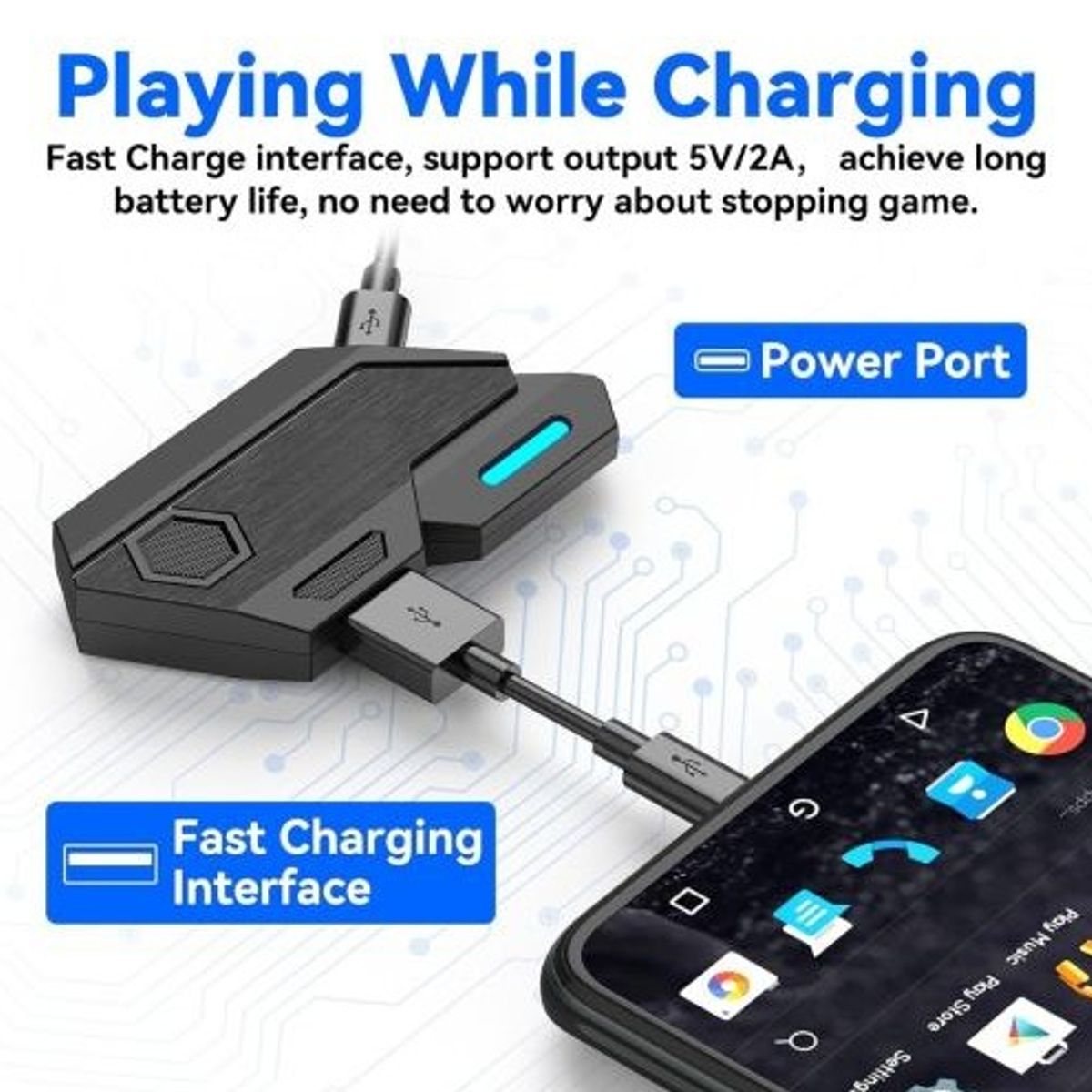 GENERICO - Kit Gamer 5 en 1 para dispositivos móviles