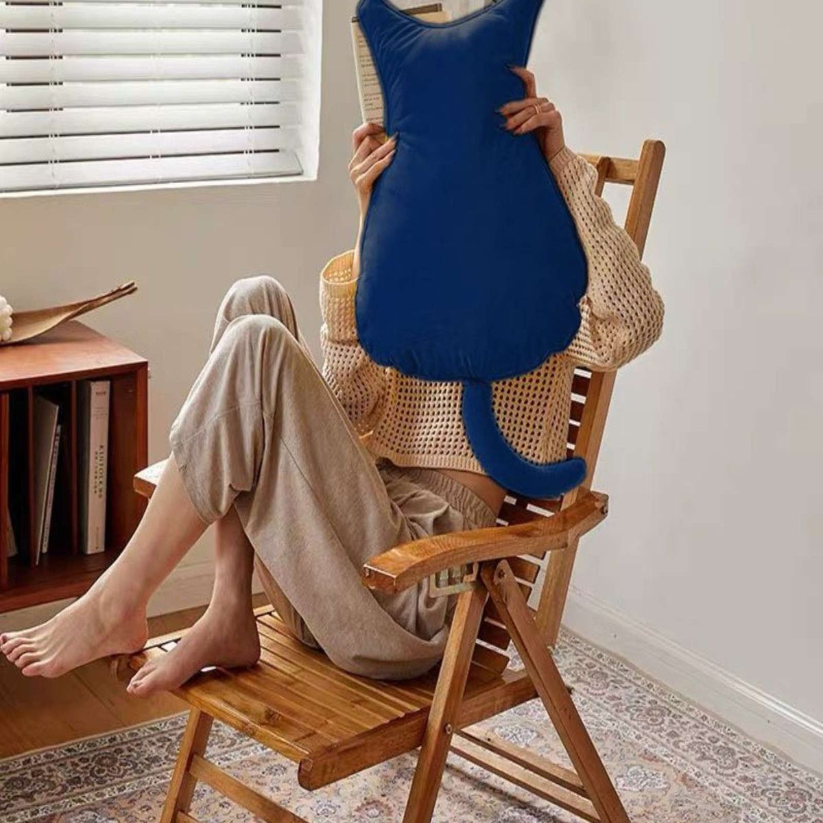 GENERICO - Cojin de Gato para decorar o apego para niños Extra Suave