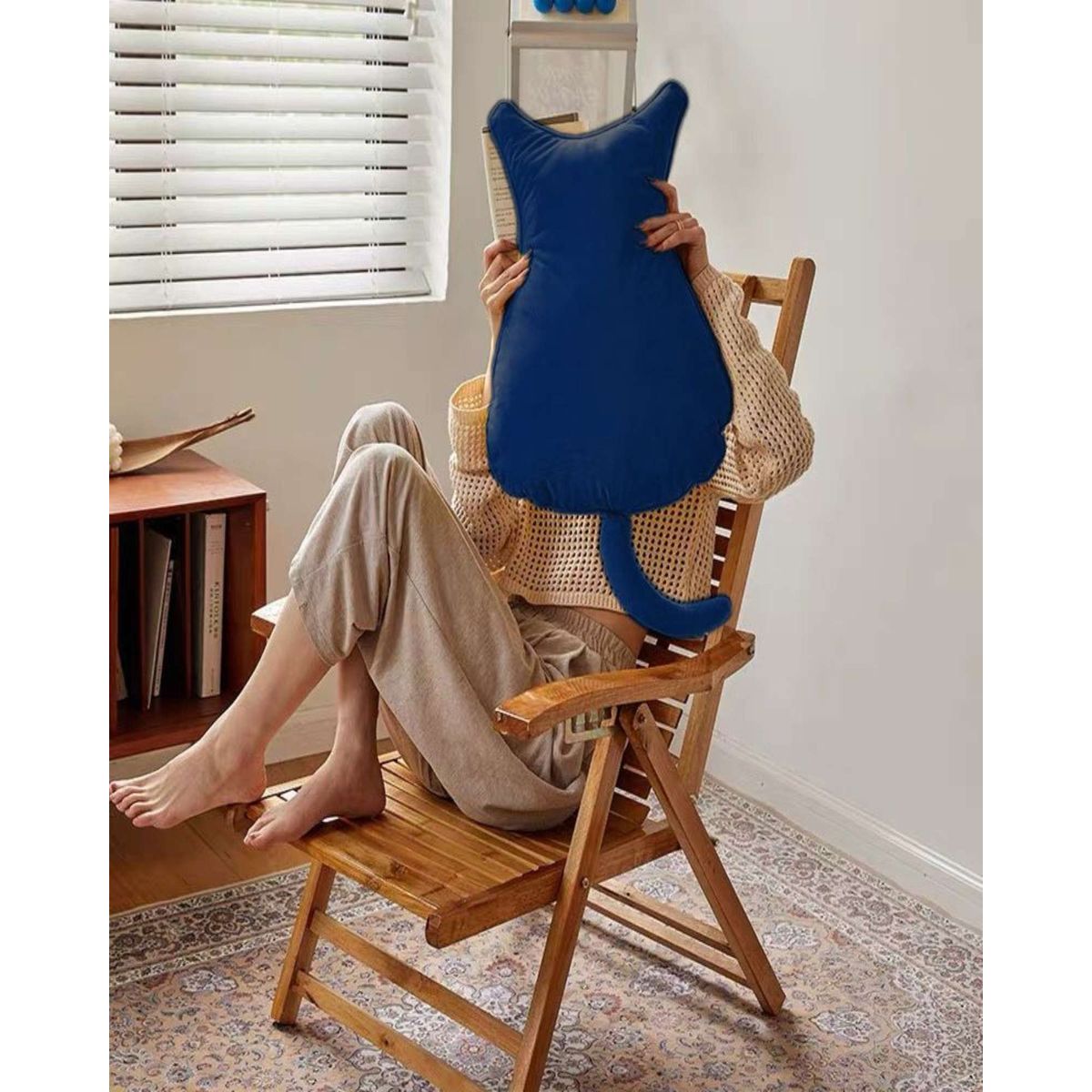 GENERICO - Cojin de Gato para decorar o apego para niños Extra Suave