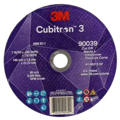 3M - Disco De Corte 7" (180mm) Cubitron 3 90039 G60+