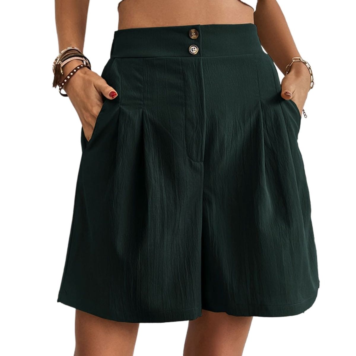 GIOIO - Short Mujer Casual Clásico Cómodo para Verano