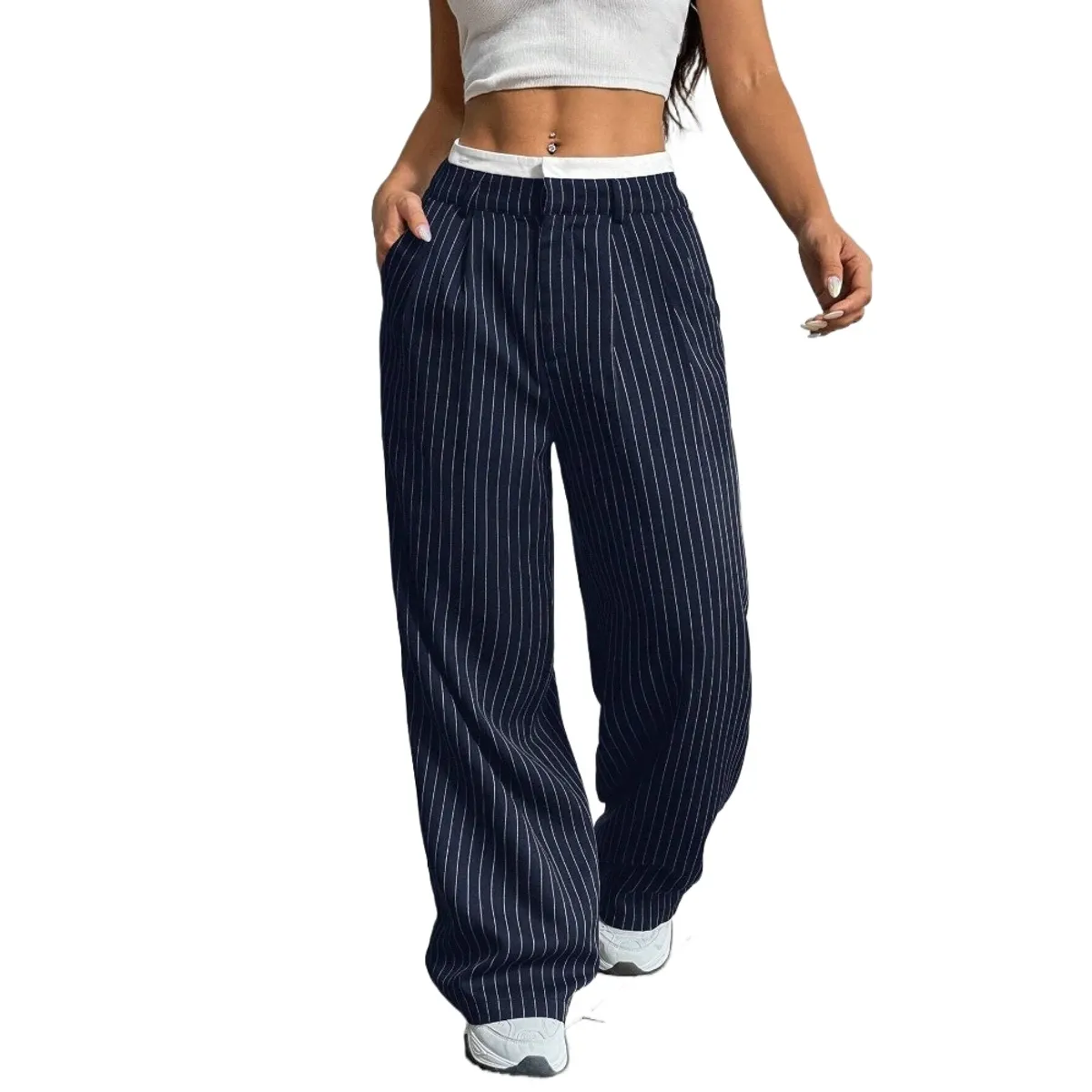 GIOIO - Pantalón de Vestir Mujer para Uso Diario Casual
