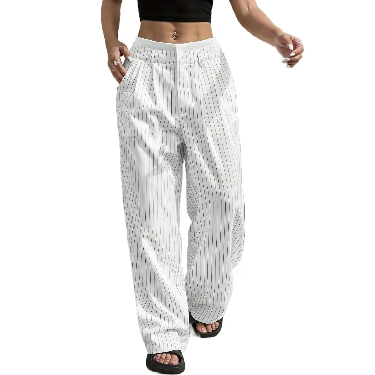 GIOIO - Pantalón de Vestir Mujer para Uso Diario Casual
