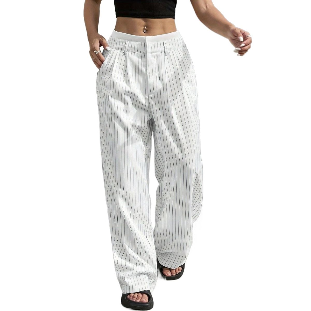 GIOIO - Pantalón de Vestir Mujer para Uso Diario Casual
