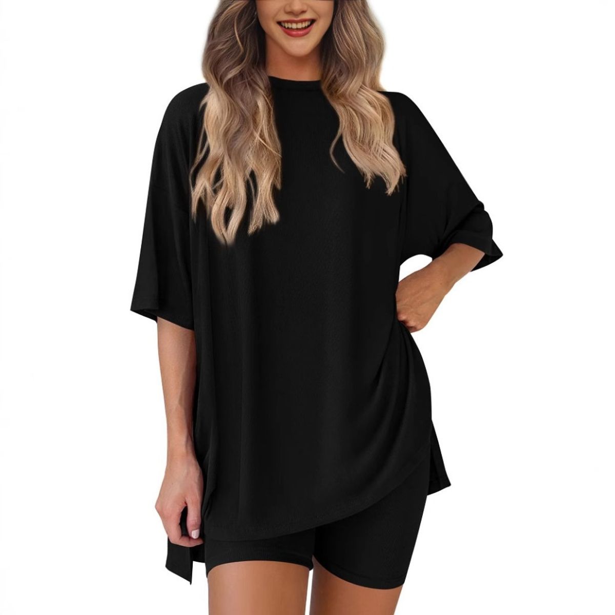 GIOIO - Conjunto Short y Top Mujer Estilo Casual Verano