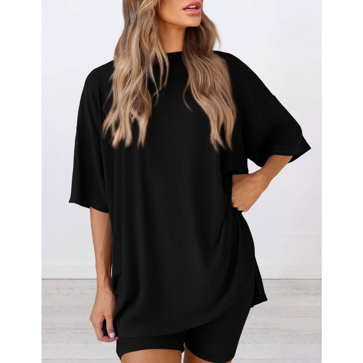 GIOIO - Conjunto Short y Top Mujer Estilo Casual Verano