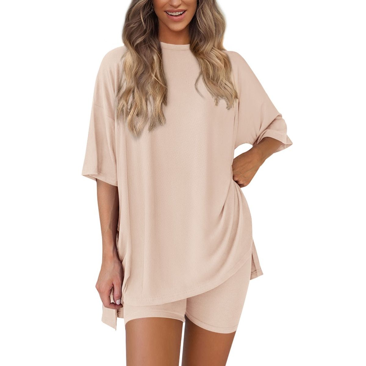 GIOIO - Conjunto Short y Top Mujer Estilo Casual Verano