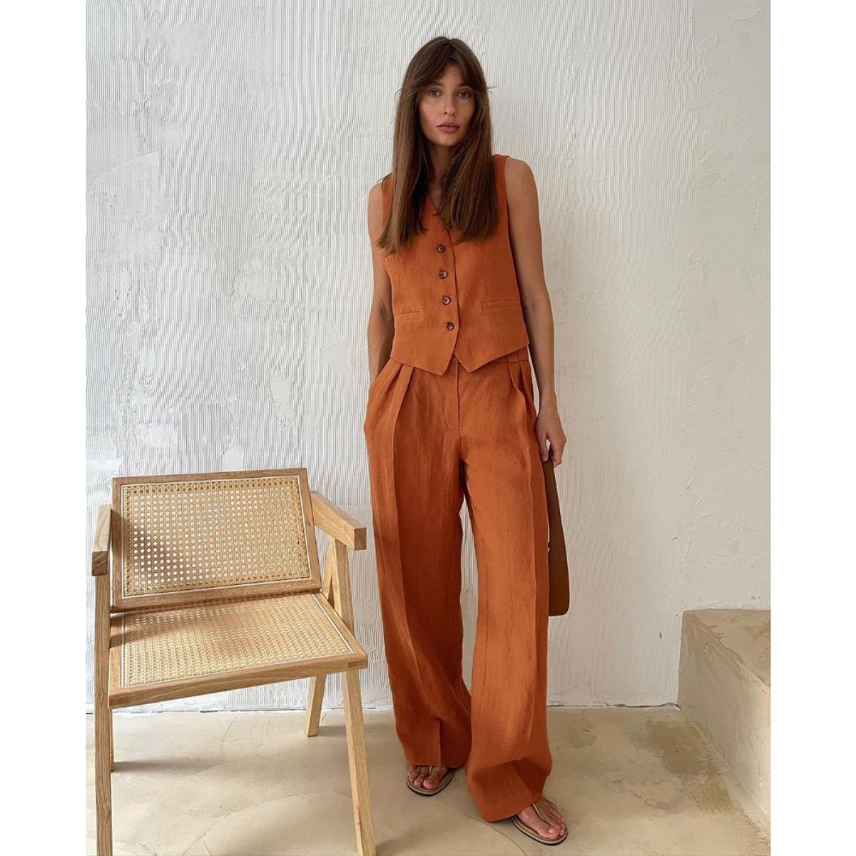GIOIO - Conjunto de Pantalón Mujer Casual Elegante y Cómodo