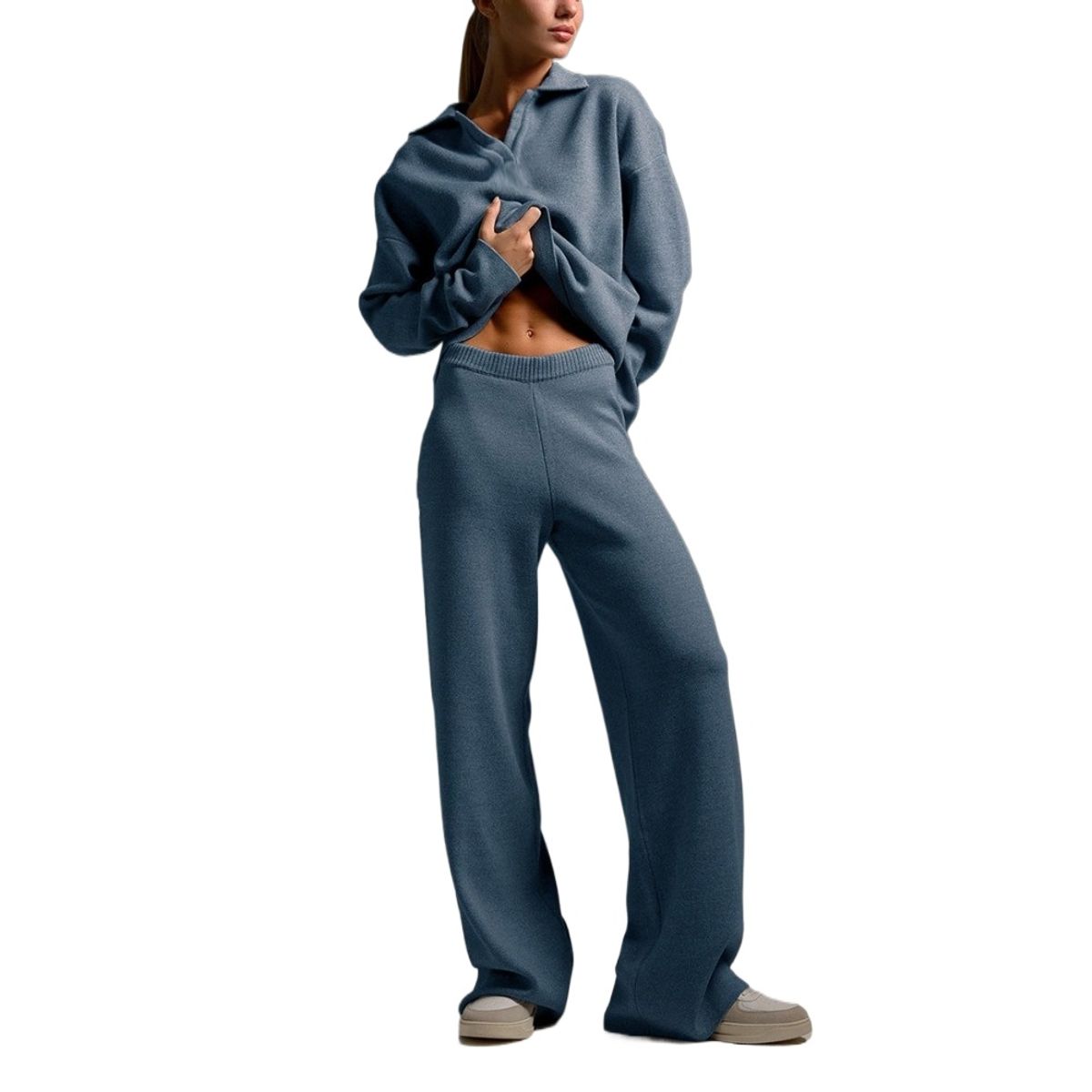 GIOIO - Conjunto de Pantalón Mujer Casual Elegante y Cómodo