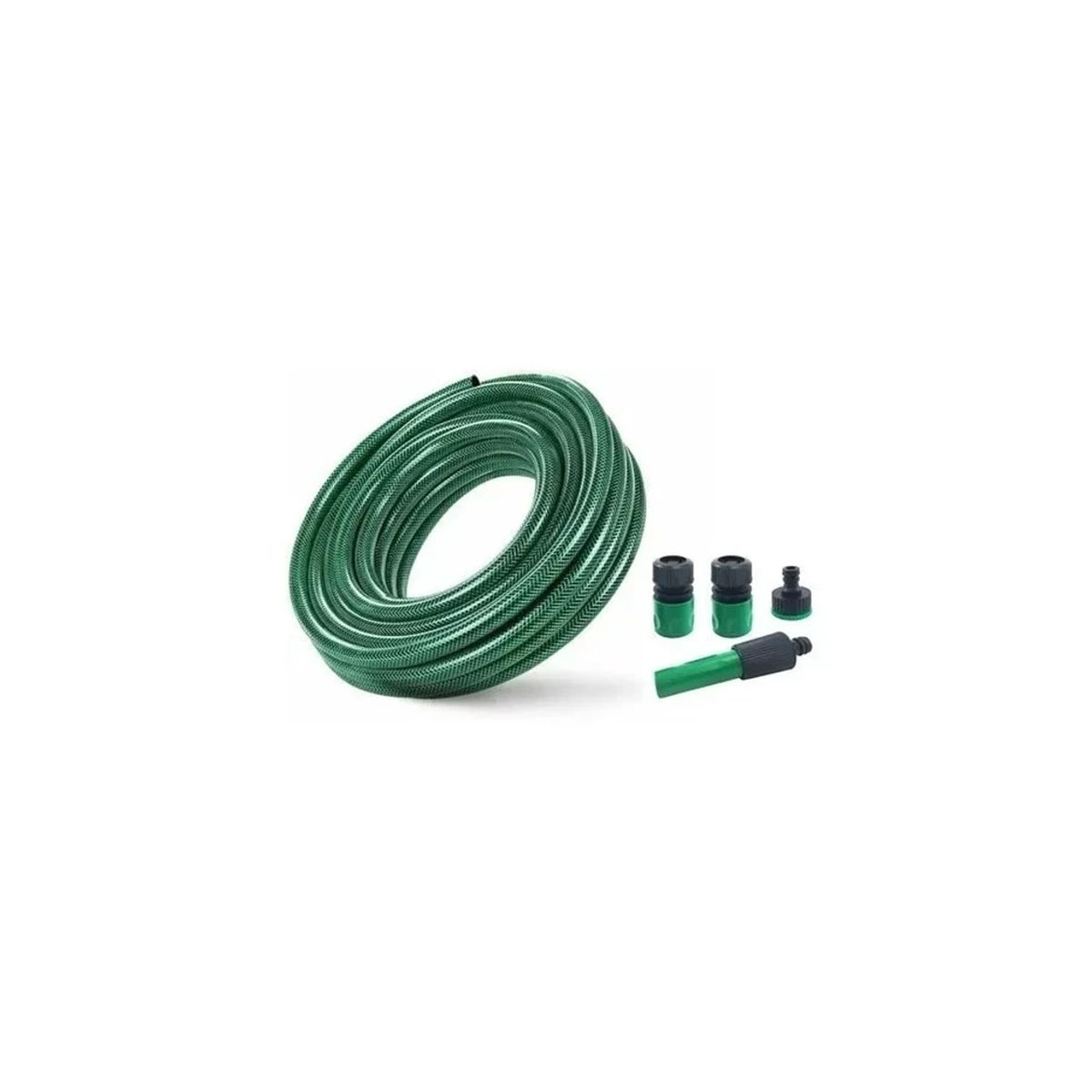 GENERICO - Manguera Reforzada 1/2 Pulgada 15 Mts Mas Pistola Y Acoples