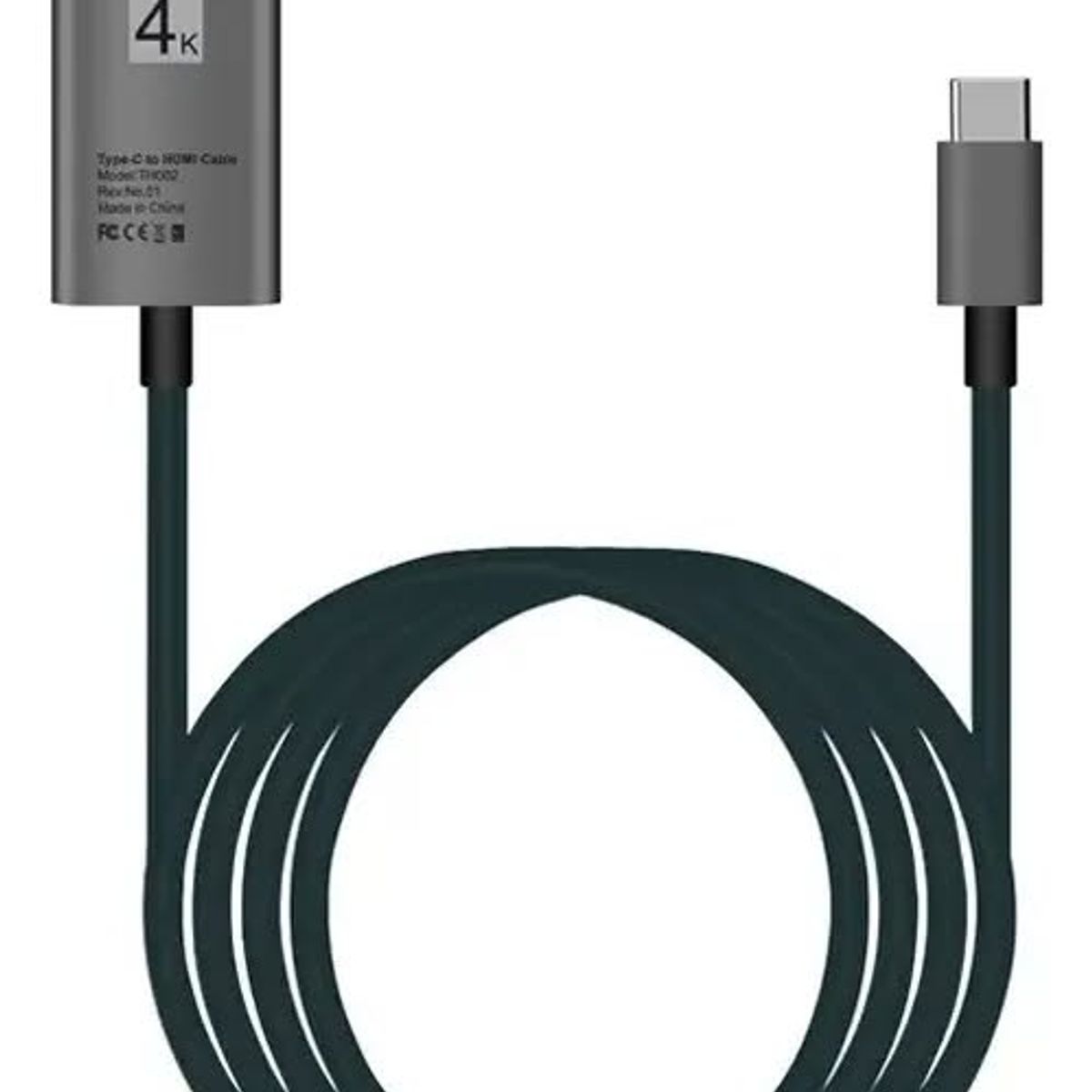 GENERICO - Adaptador cable 2m Usb Tipo C A Hdmi  Usb-c A Hdmi 4k 60hz