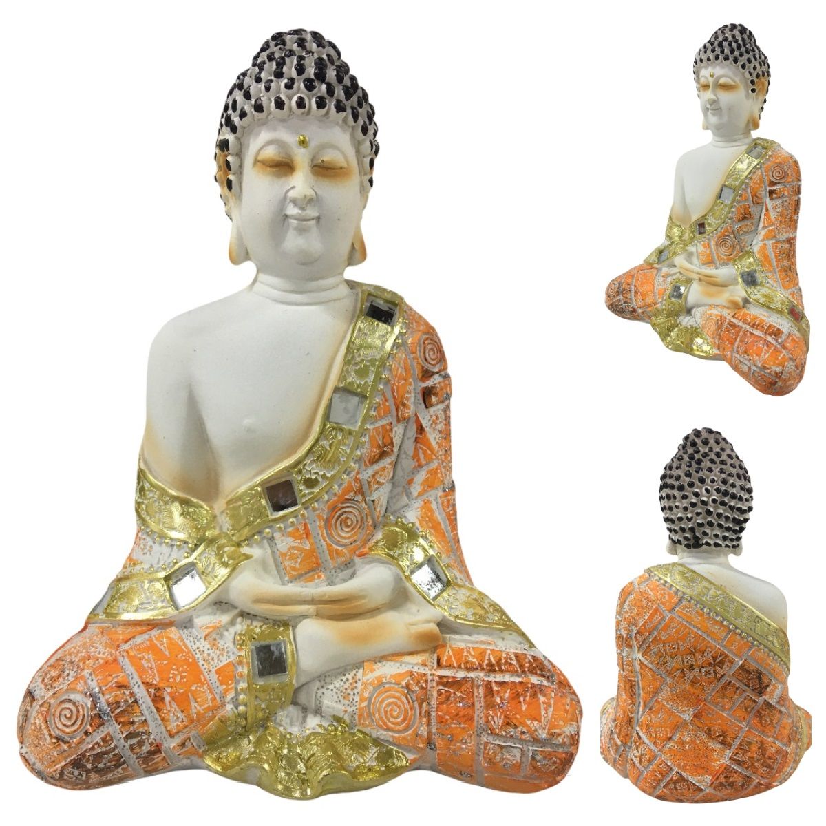 GENERICO - Figura Estatua Buda En Estado De Meditación
