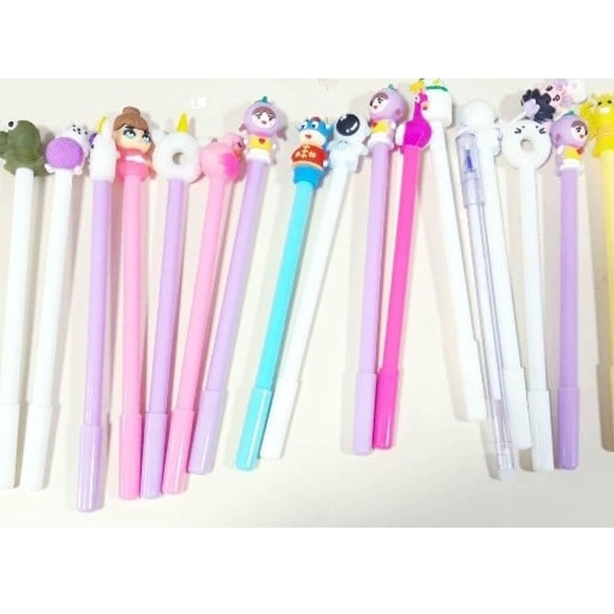 GENERICO - Pack 20 lapices de tinta azul surtidos para niños.