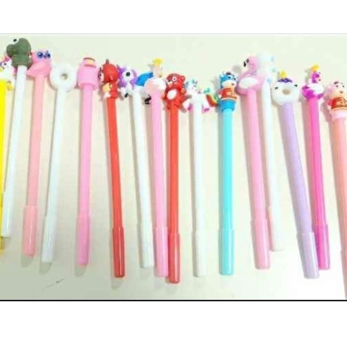 GENERICO - Pack 20 lapices de tinta azul surtidos para niños.