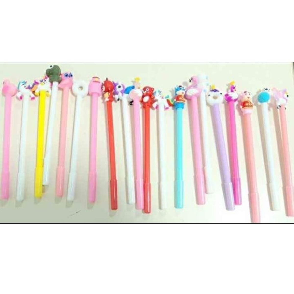 GENERICO - Pack 20 lapices de tinta azul surtidos para niños.