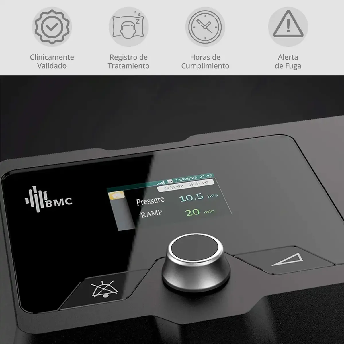 BMC - CPAP BMC G2S C20 Tubo Calefaccionado Mascara Nasal L