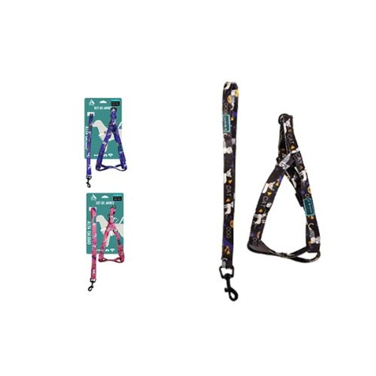 GENERICO - Set de arnés con correa Color Marron