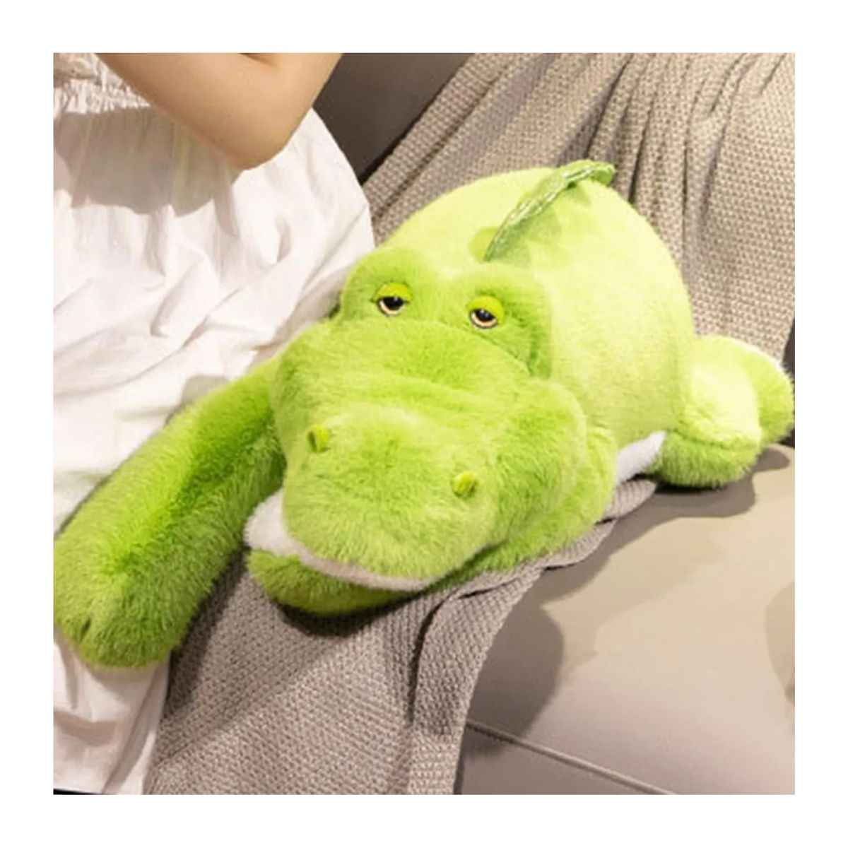 GENERICO - Peluche De Cocodrilo Para Niños 50cm