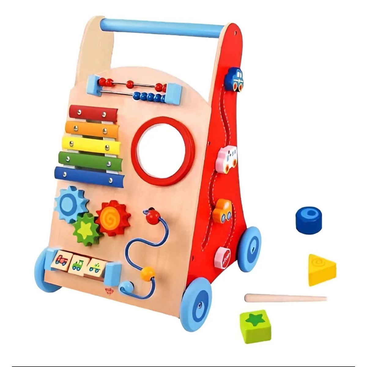 NUBY - Caminador De Actividades Didactico Madera Bebe-niños