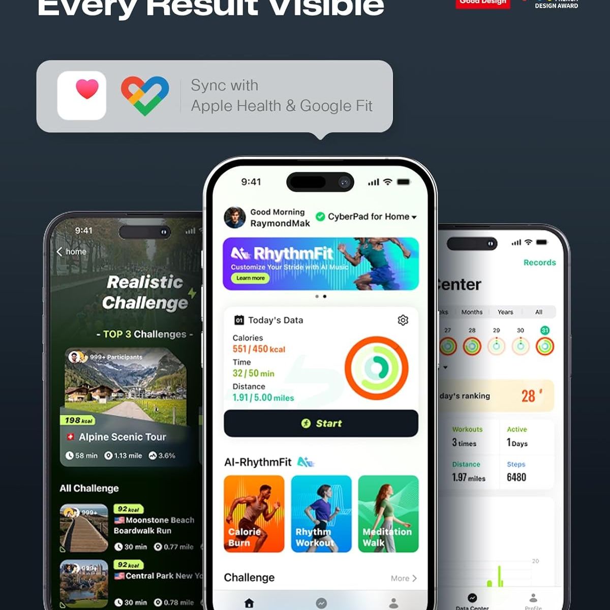 UREVO - UREVO CyberPad for home Almohadilla inteligente para caminar con 14% de inclinación automática
