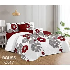 GENERICO - COBERTOR DE VERANO QUILT 2 PLAZAS CON DISEÑO