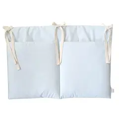 OLIVIA Y SAM - ORGANIZADOR DE CUNA CELESTE EMPOLVADO