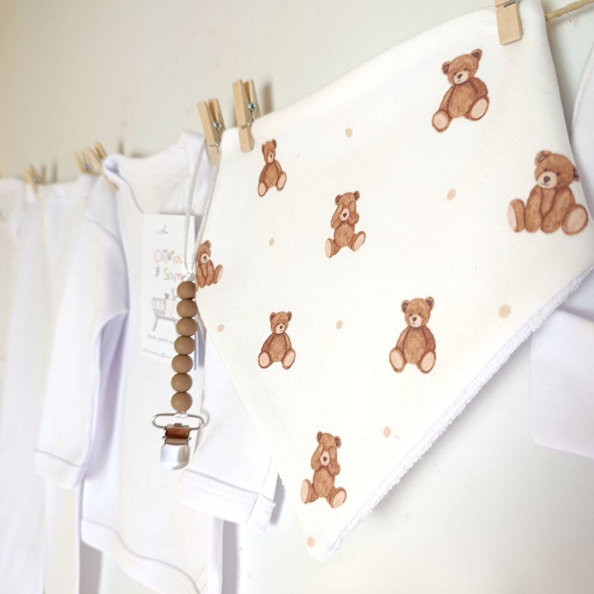 OLIVIA Y SAM - CAJA REGALO BABY SHOWER TEDDY