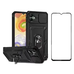 BELKRA - Carcasa Para Samsung A04 + Lamina Mica Vidrio Anti Golpes