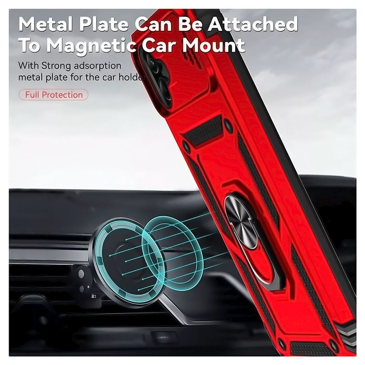 BELKRA - Carcasa Para Samsung A05 + Lamina Mica Vidrio Anti Golpes