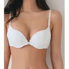 KIRAMA CLOTHING STORE - Sostén Blanco con Cierre Frontal Espalda al Aire