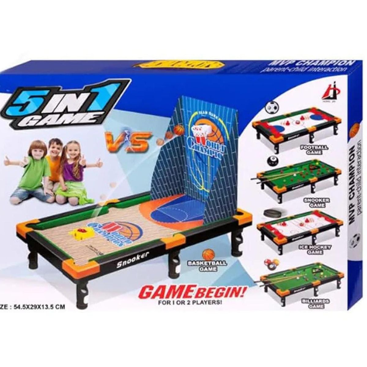 GENERICO - Juego Mini Mesa Juego De Billar Hockey Snooker