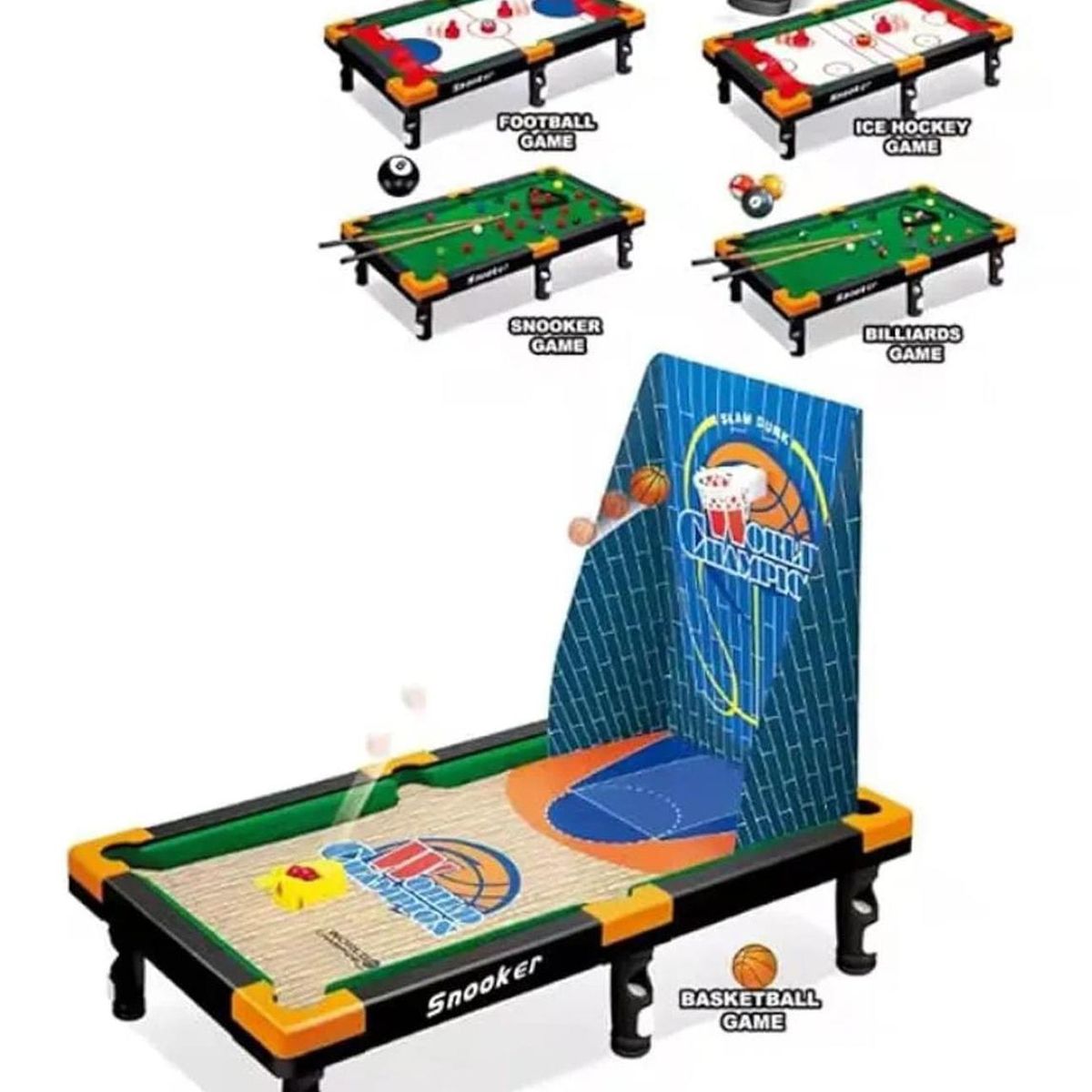 GENERICO - Juego Mini Mesa Juego De Billar Hockey Snooker