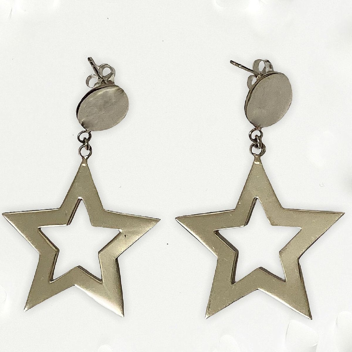 TAETHAI - Aros plata 925 sin piedras estrellas