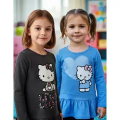 HELLO KITTY - Pack 2 Poleras Niña