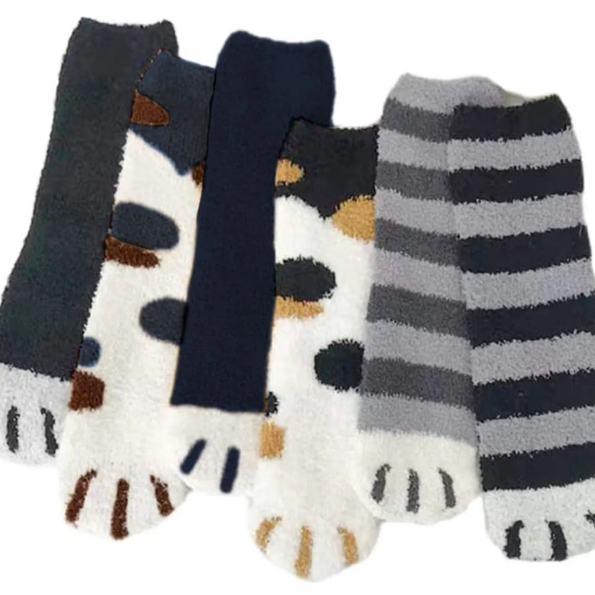 QIKUN - Calcetines Garra Gato 3 Pares Surtidos Hombre/ Mujer