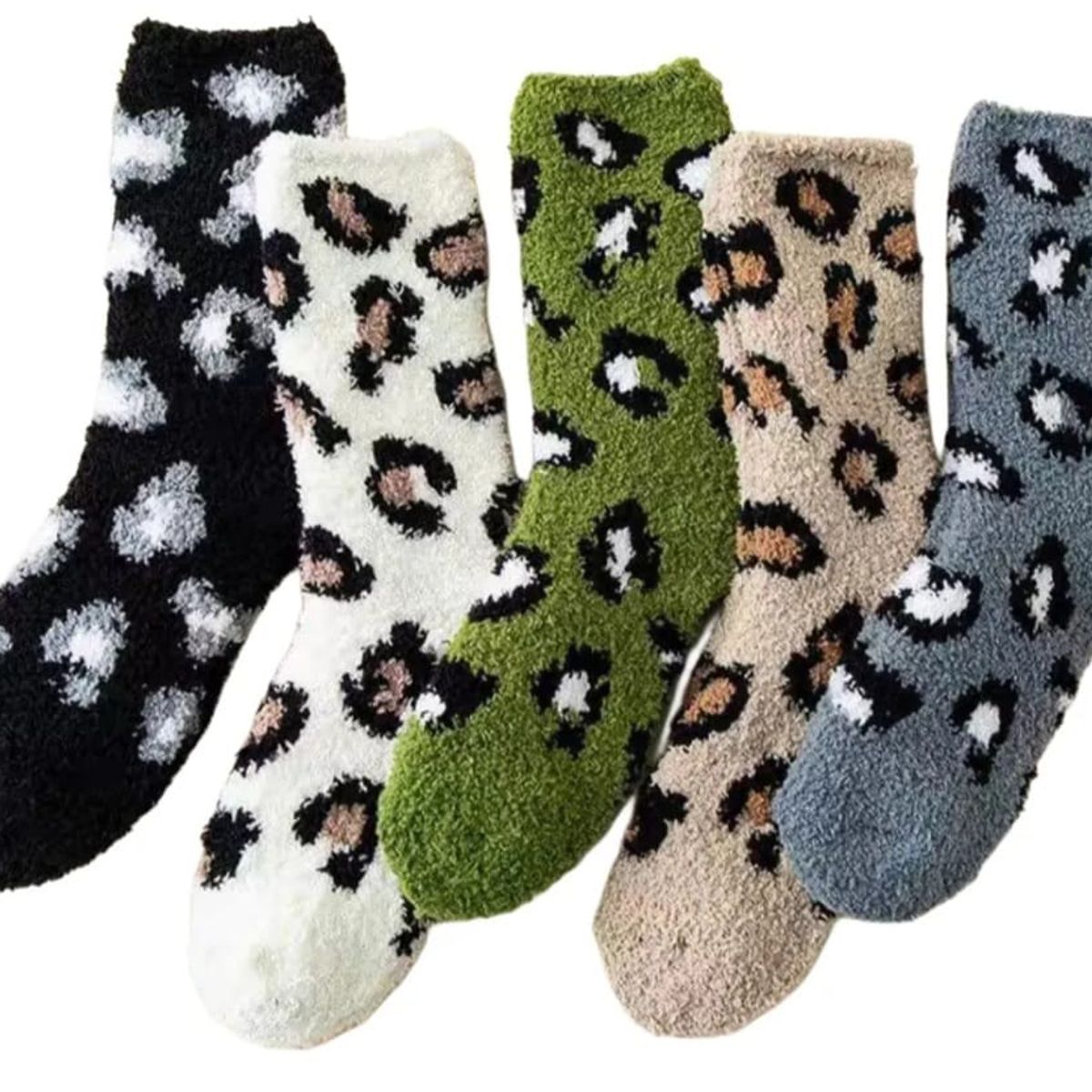 QIKUN - Calcetines Mujer Coralina 3 Pares Surtidos