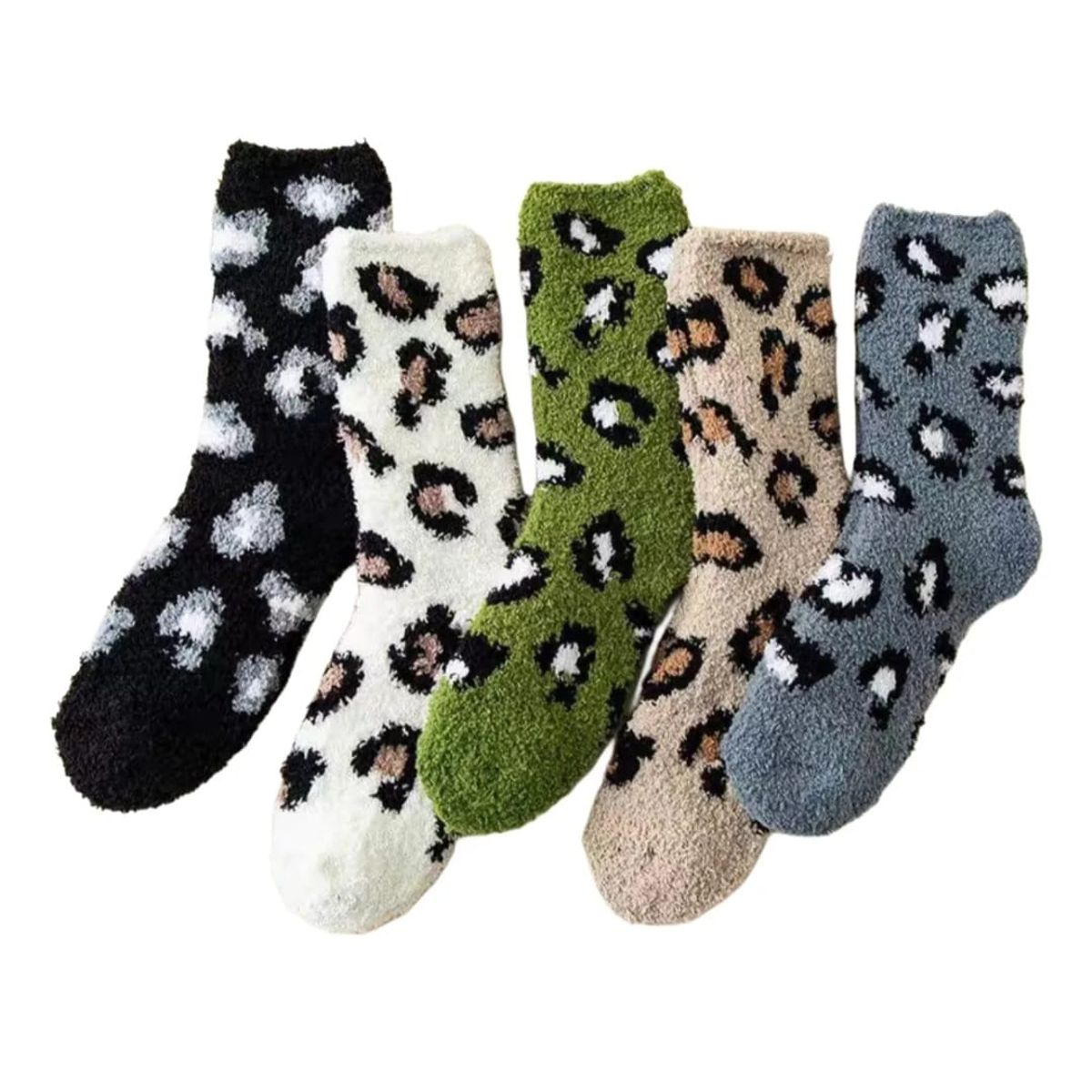 QIKUN - Calcetines Mujer Coralina 3 Pares Surtidos