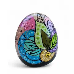 CREA TALLER - Huevo decorativo de cerámica