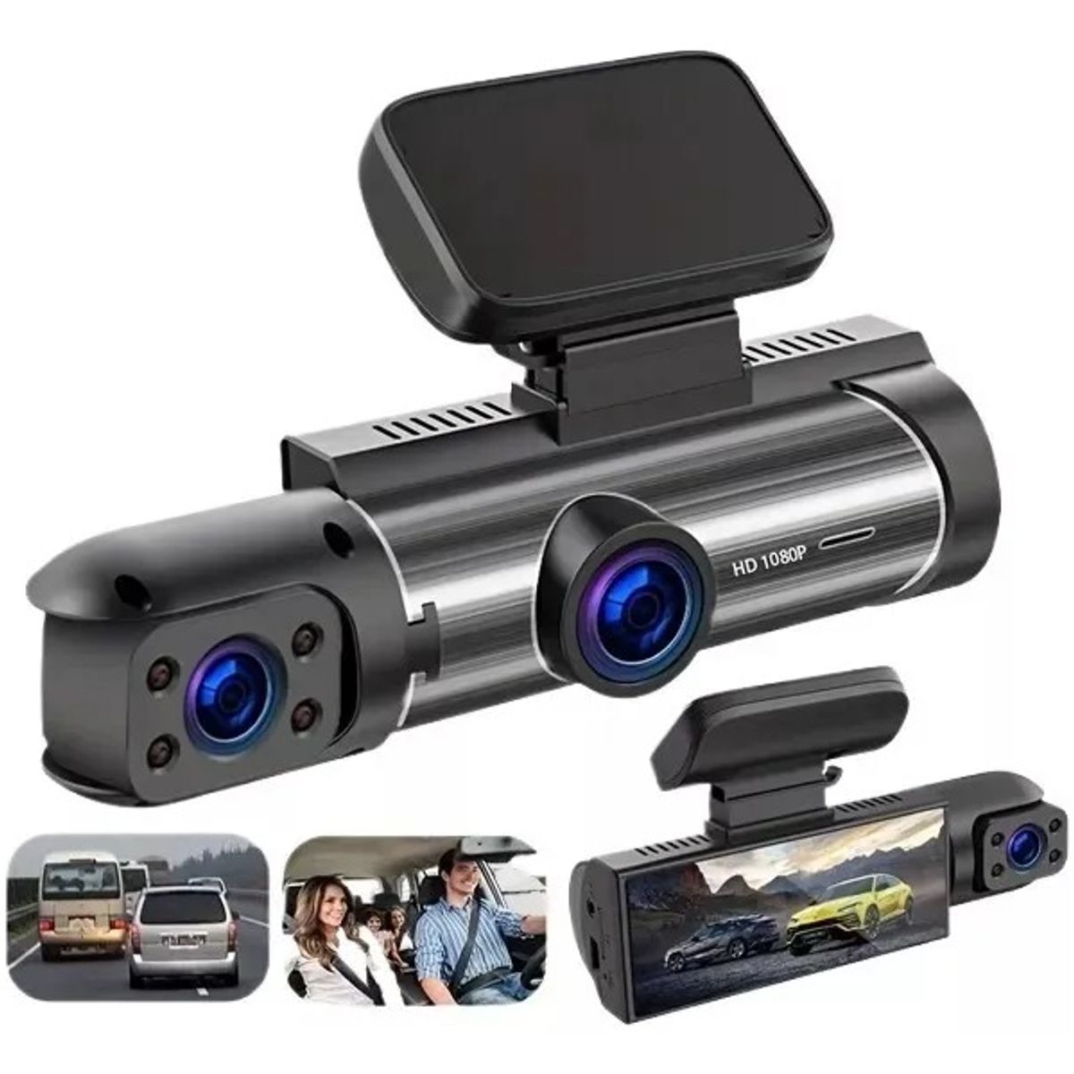 GENERICO - Camara Seguridad Auto 1080p Hd Vision Nocturna