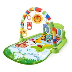 GENERICO - Alfombra Musical Con Piano Set Estimulación Para Bebe Color Verde